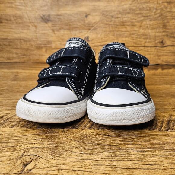 Converse All Star black hook loop size 9 sneakers - Picture 7 of 8